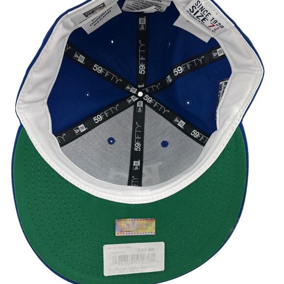 New Era Blue Kansas City Authentic Collection 59FIFTY Fitted Hat Size 7 3/8 - Picture 5 of 11